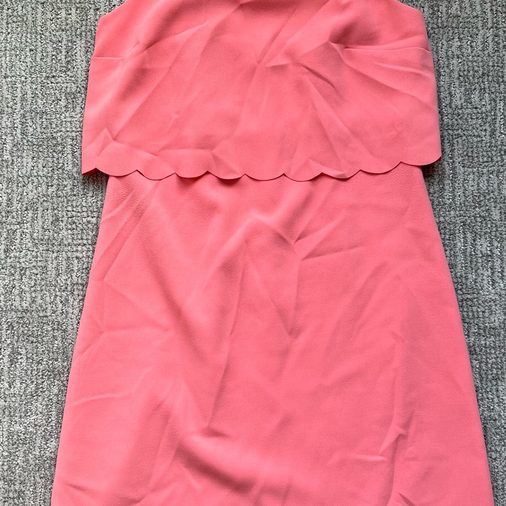 Pink Scalloped Dress
